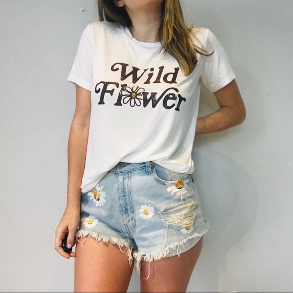 NEW Wild Flower daisy tee - Picture 5 of 7